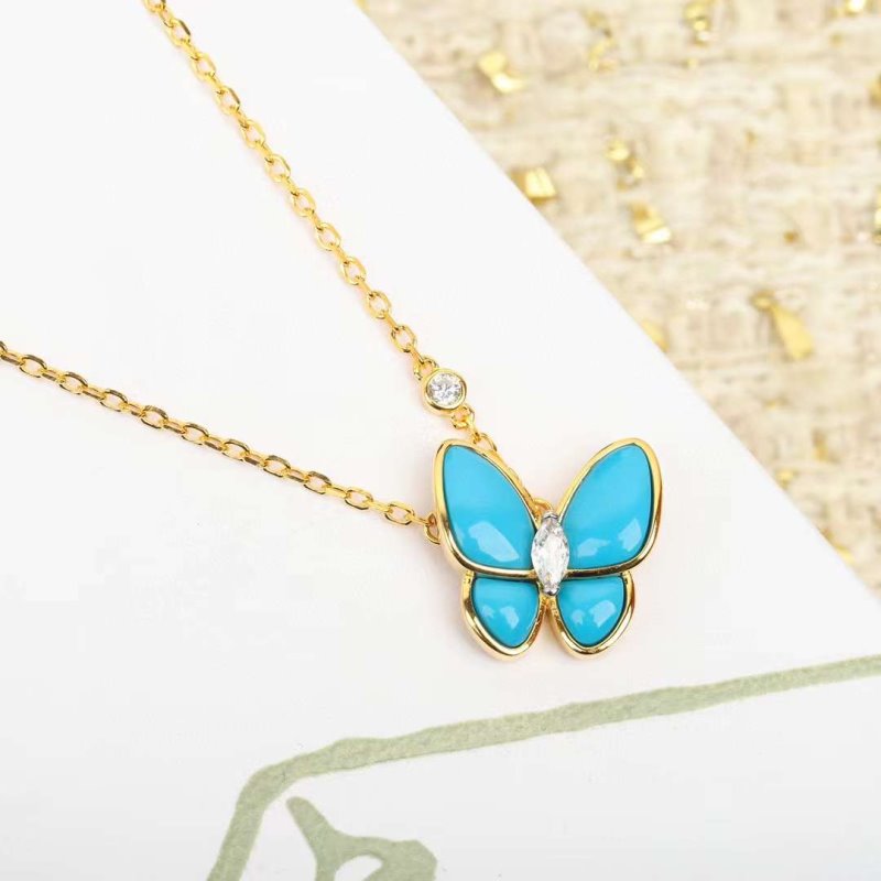 Van Cleef and Arpels Butterfly Necklace JWLH0130