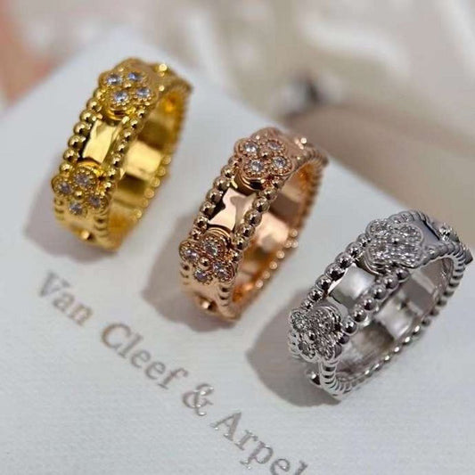 Van Cleef and Arpels Four Leaf Clover Rings JWLH0166
