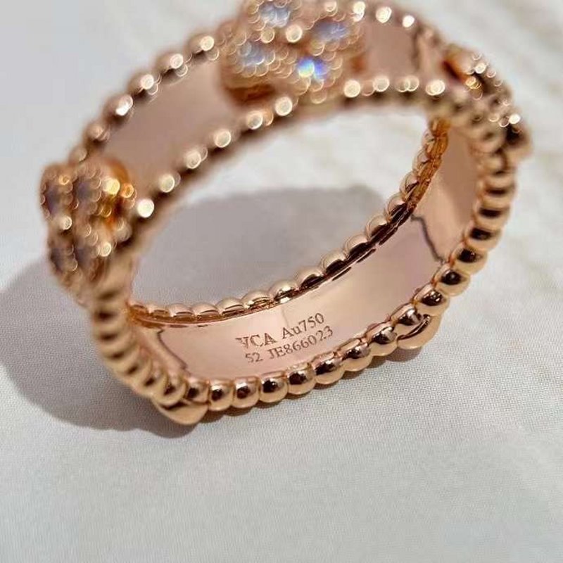 Van Cleef and Arpels Four Leaf Clover Rings JWLH0166