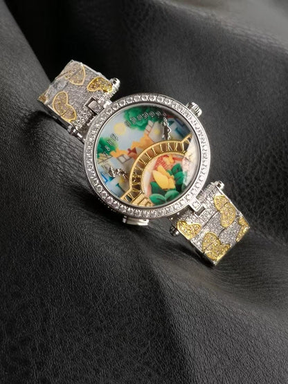 Van Cleef and Arpels Four Seasons Lovers Bridge Wrist Watch WTJN25247