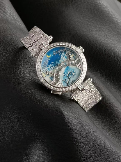 Van Cleef and Arpels Four Seasons Lovers Bridge Wrist Watch WTJN25248