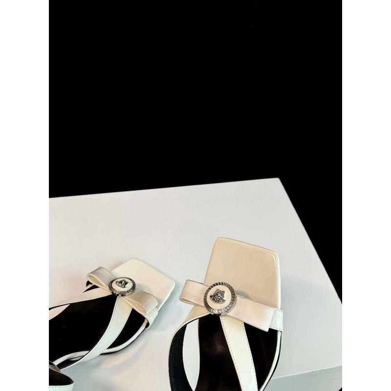 Versace Square Head Heel Sandals SH010656