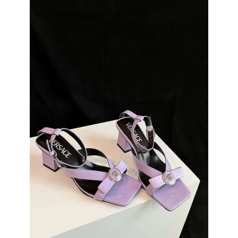 Versace Square Head Heel Sandals SH010657