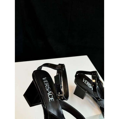 Versace Square Head Heel Sandals SH010658