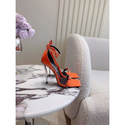 Versace Square Head High Heel Sandals SH010648