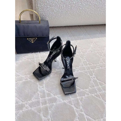 Versace Square Head High Heel Sandals SH010649
