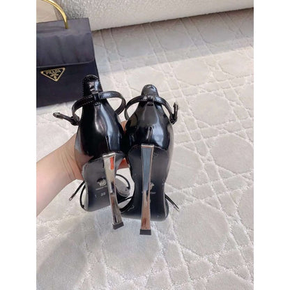 Versace Square Head High Heel Sandals SH010649
