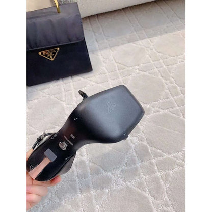 Versace Square Head High Heel Sandals SH010649
