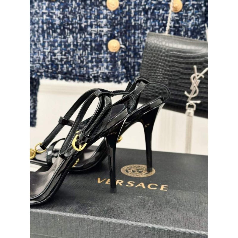 Versace Square Head High Heel Sandals SH010650