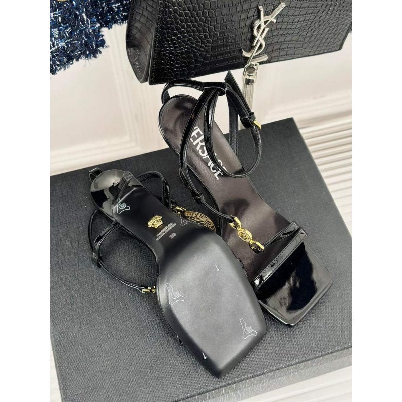 Versace Square Head High Heel Sandals SH010650