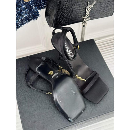 Versace Square Head High Heel Sandals SH010653