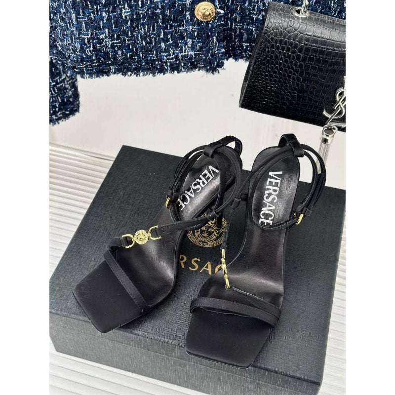 Versace Square Head High Heel Sandals SH010653