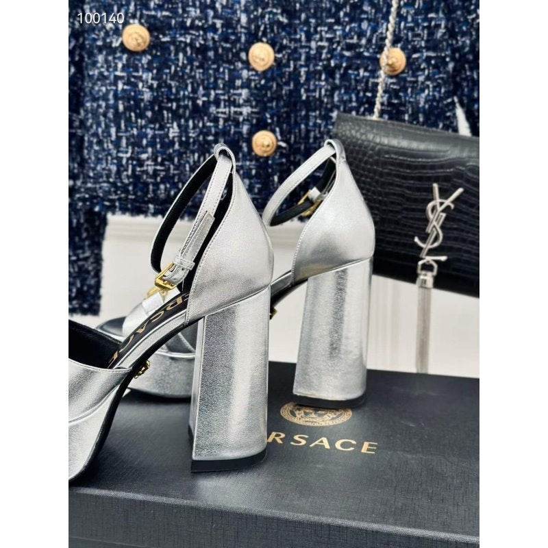 Versace Square Head High Heel Sandals SH010660