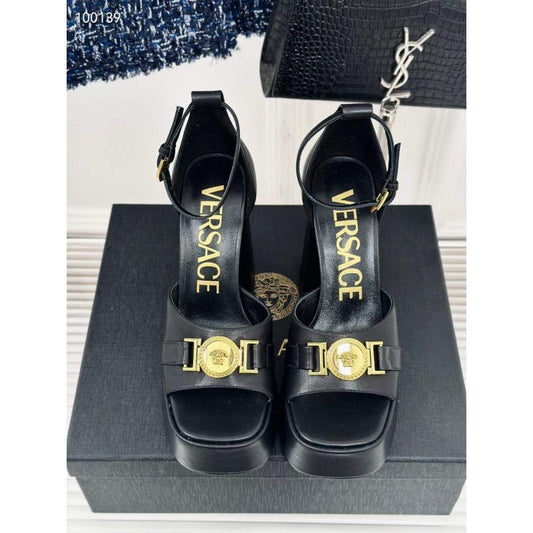 Versace Square Head High Heel Sandals SH010661