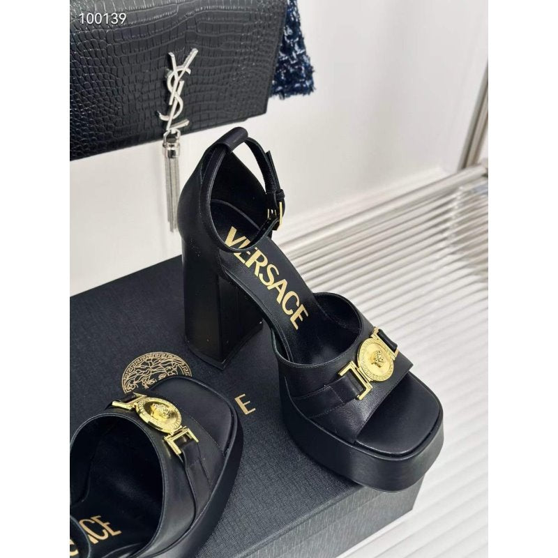 Versace Square Head High Heel Sandals SH010661