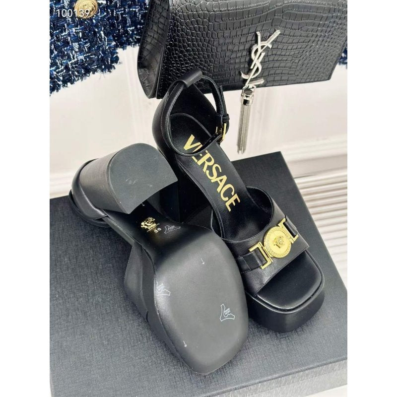 Versace Square Head High Heel Sandals SH010661