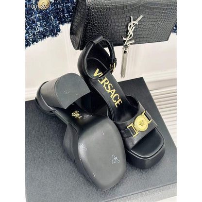 Versace Square Head High Heel Sandals SH010661