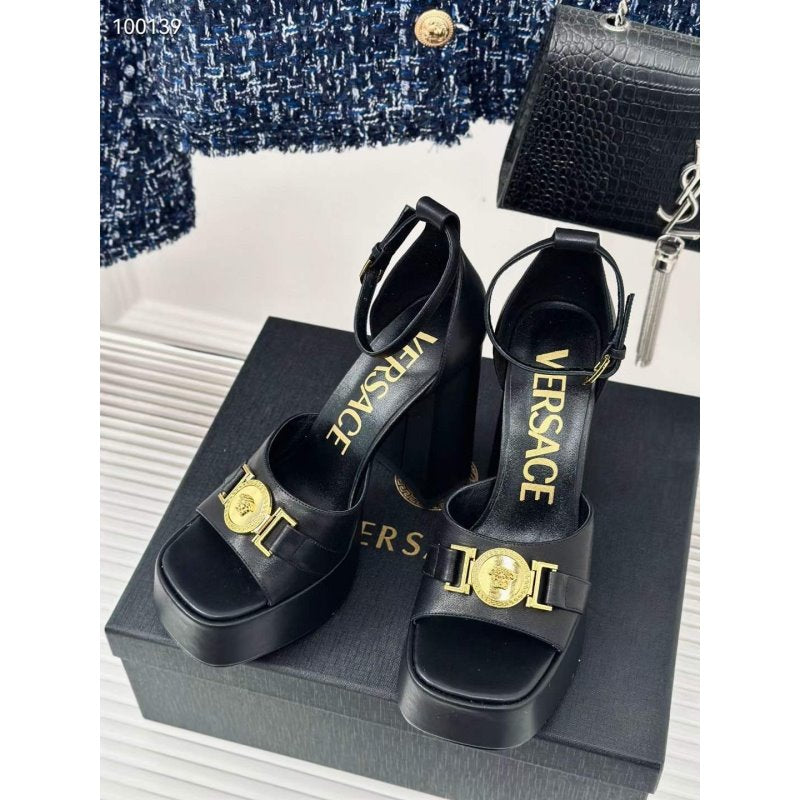 Versace Square Head High Heel Sandals SH010661
