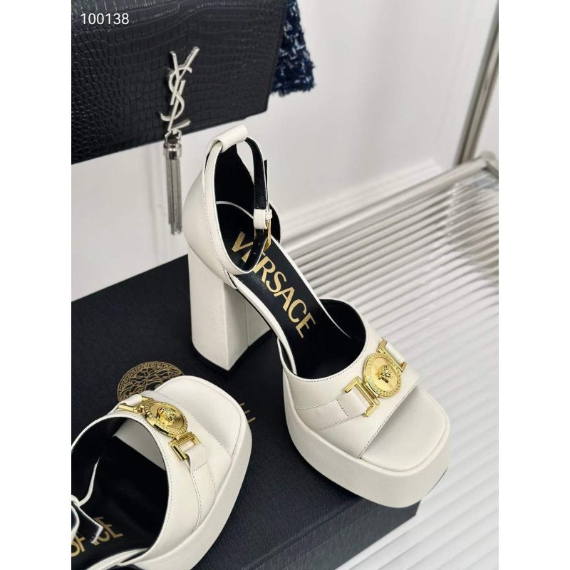 Versace Square Head High Heel Sandals SH010662