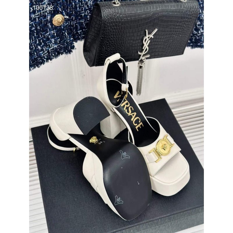 Versace Square Head High Heel Sandals SH010662