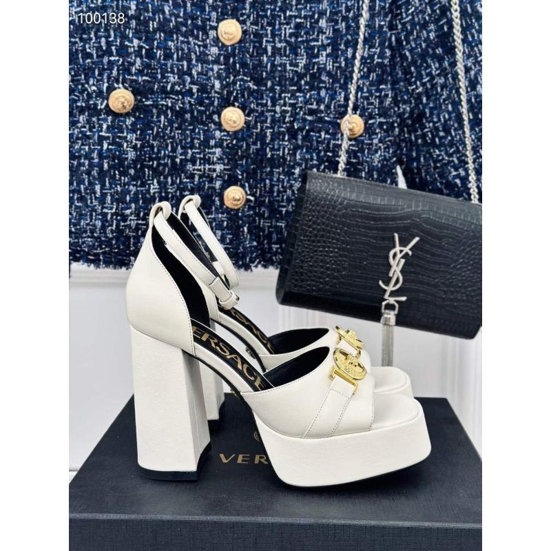 Versace Square Head High Heel Sandals SH010662