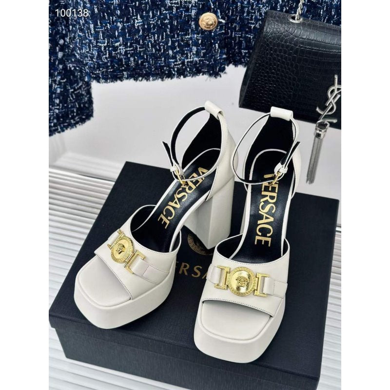 Versace Square Head High Heel Sandals SH010662