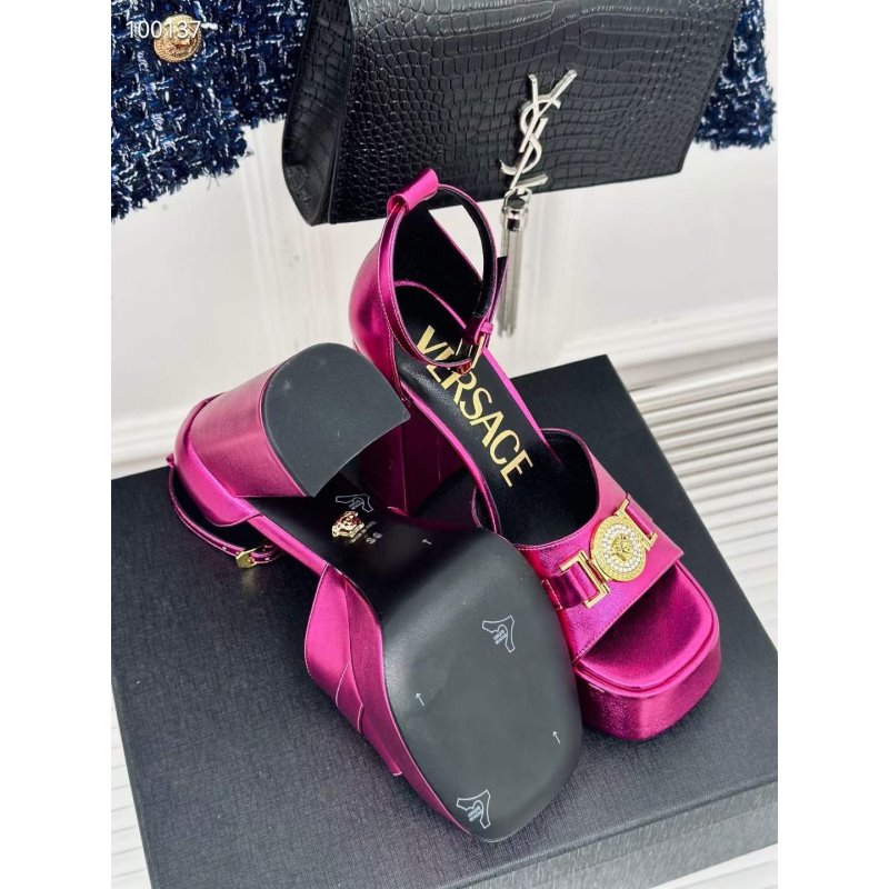 Versace Square Head High Heel Sandals SH010663
