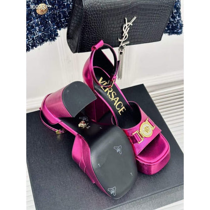Versace Square Head High Heel Sandals SH010663
