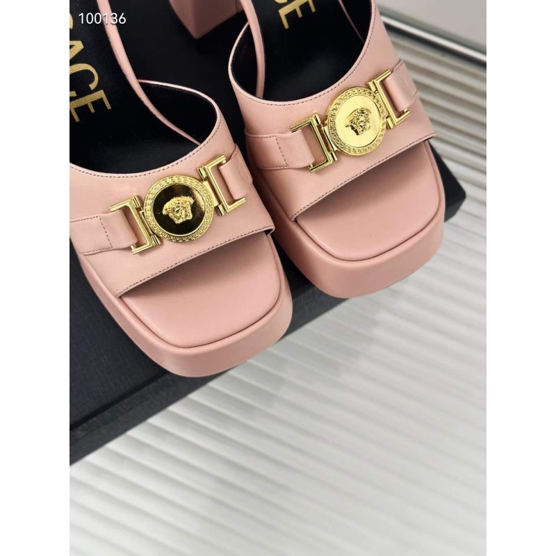 Versace Square Head High Heel Sandals SH010664