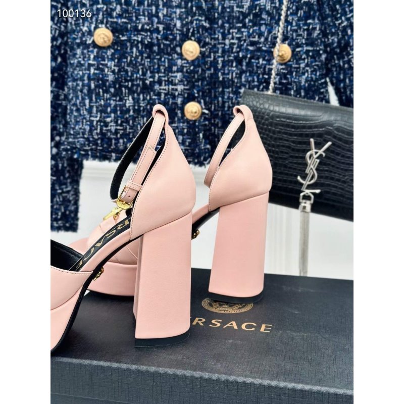 Versace Square Head High Heel Sandals SH010664