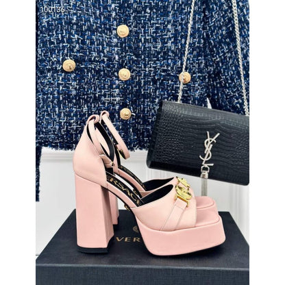 Versace Square Head High Heel Sandals SH010664