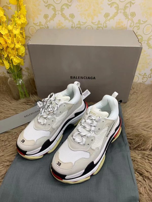 Balenciaga White Shoes SHS02553