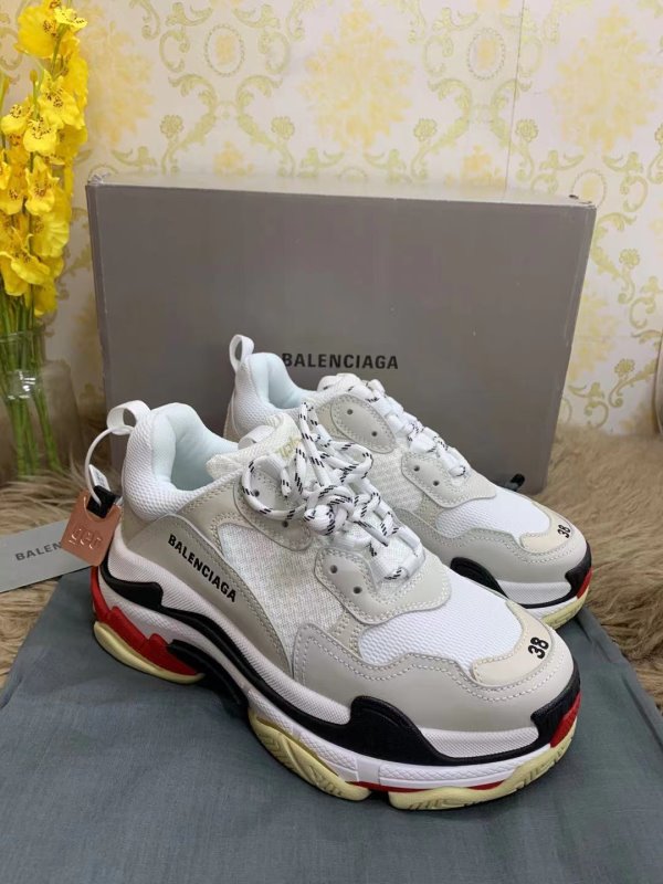 Balenciaga White Shoes SHS02553