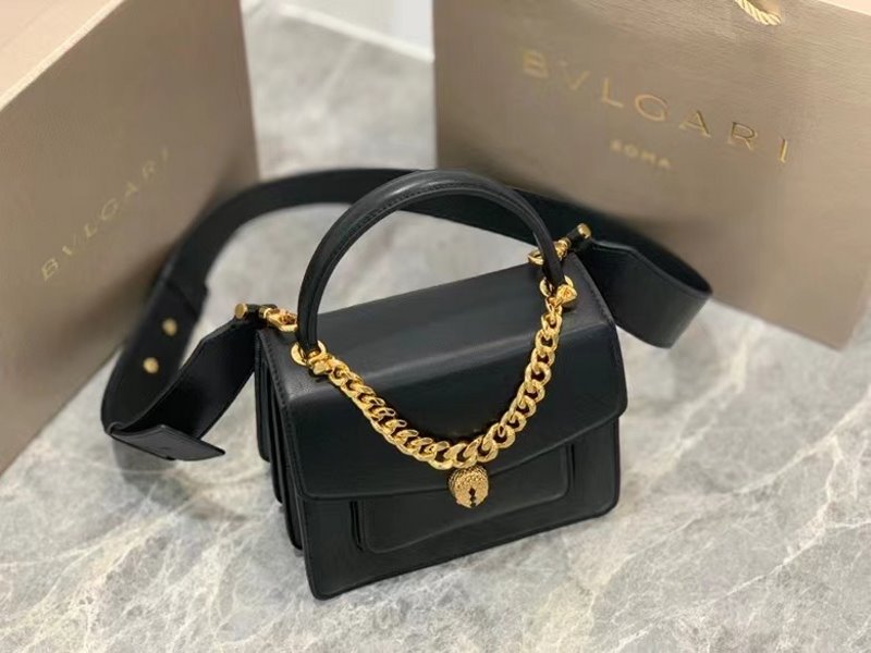 Bvlgari Black Serpenti Forever Shoulder Bag  BVGR00334