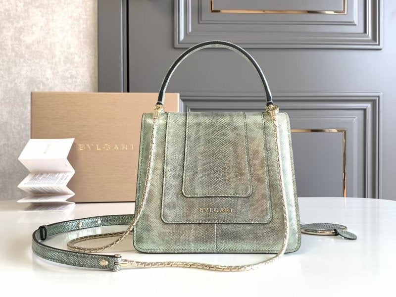 Bvlgari Green Serpenti Forever Shoulder Bag  BVGR00343