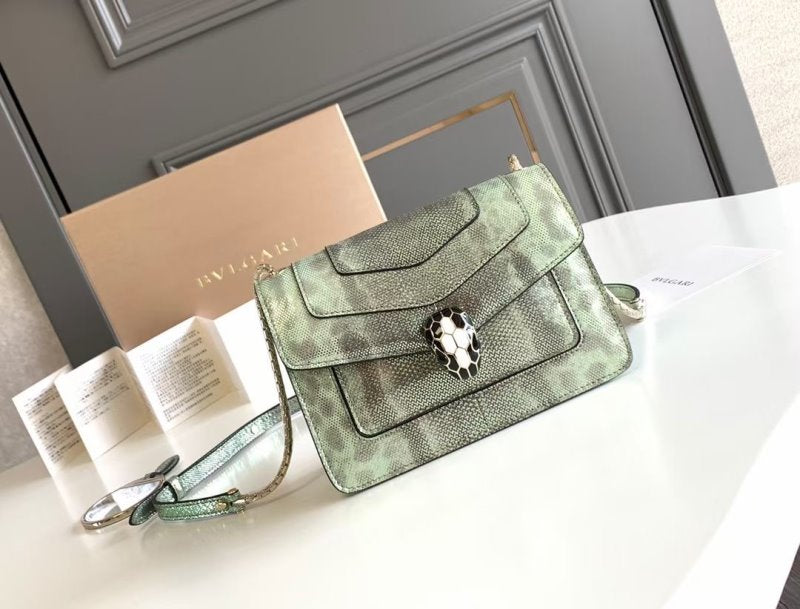 Bvlgari Green Serpenti Forever Shoulder Bag  BVGR00344