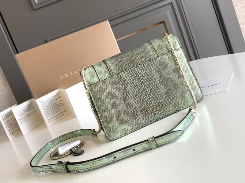 Bvlgari Green Serpenti Forever Shoulder Bag  BVGR00344