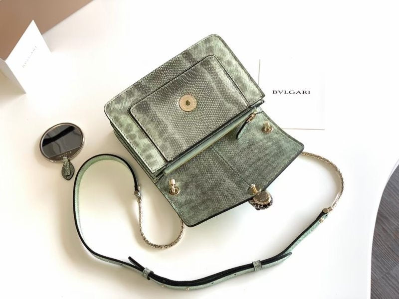 Bvlgari Green Serpenti Forever Shoulder Bag  BVGR00344