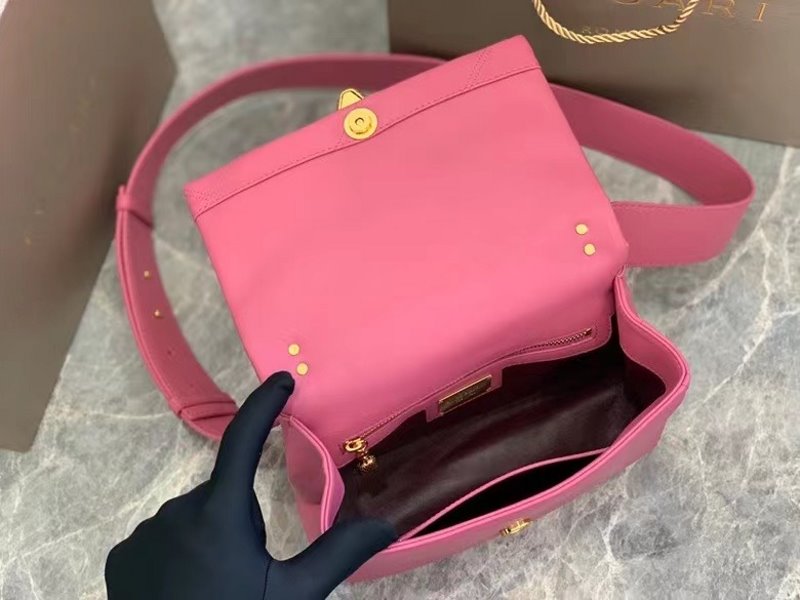 Bvlgari Pink  Serpenti Cabocho Shoulder Bag BVGR00338