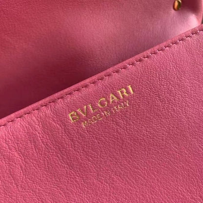 Bvlgari Pink  Serpenti Cabocho Shoulder Bag BVGR00338