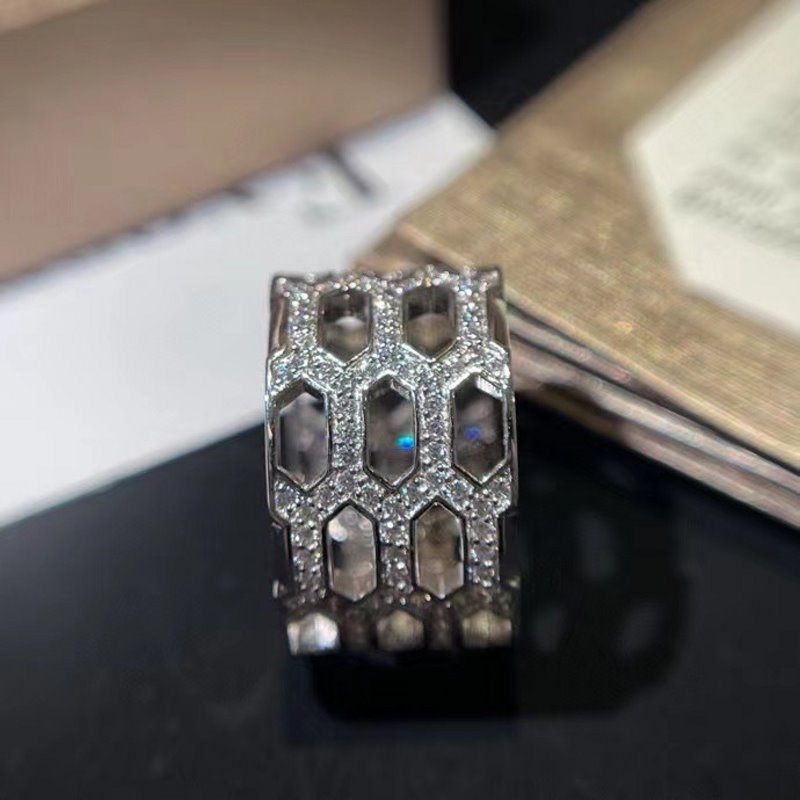 Bvlgari Serpentine Diamond Ring JWL00858