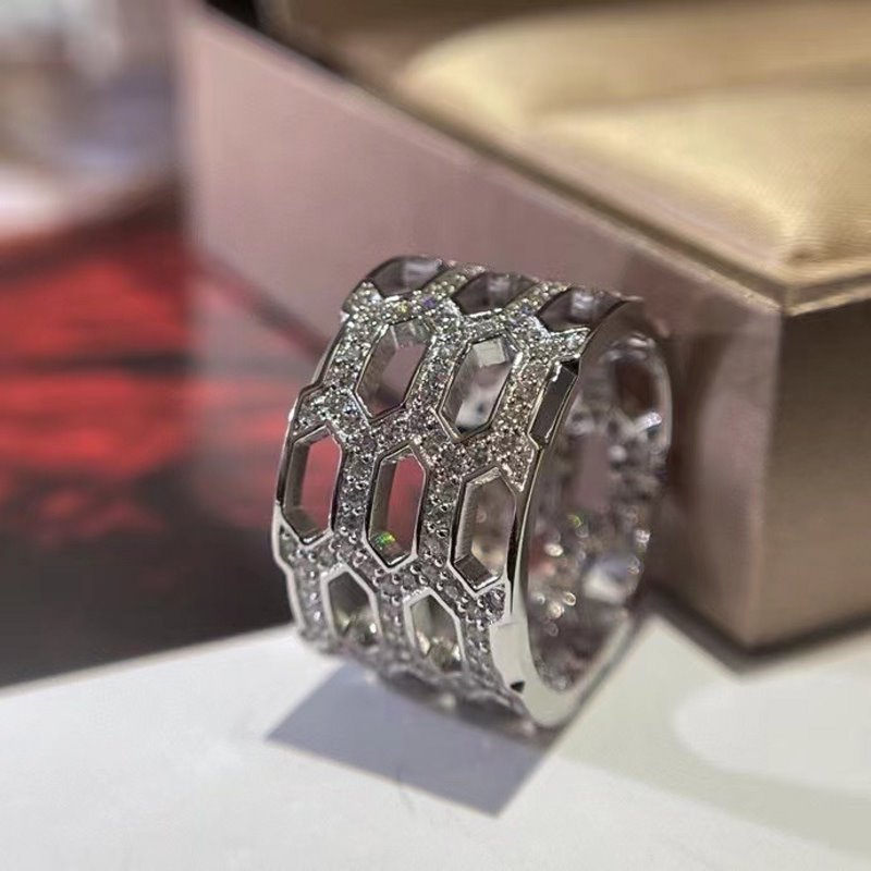 Bvlgari Serpentine Diamond Ring JWL00858