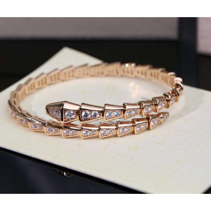 Bvlgari Snake Full Diamond Bracelet JWL00202