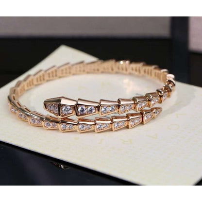 Bvlgari Snake Full Diamond Bracelet JWL00202