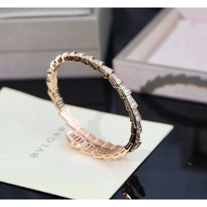Bvlgari Snake Full Diamond Bracelet JWL00202