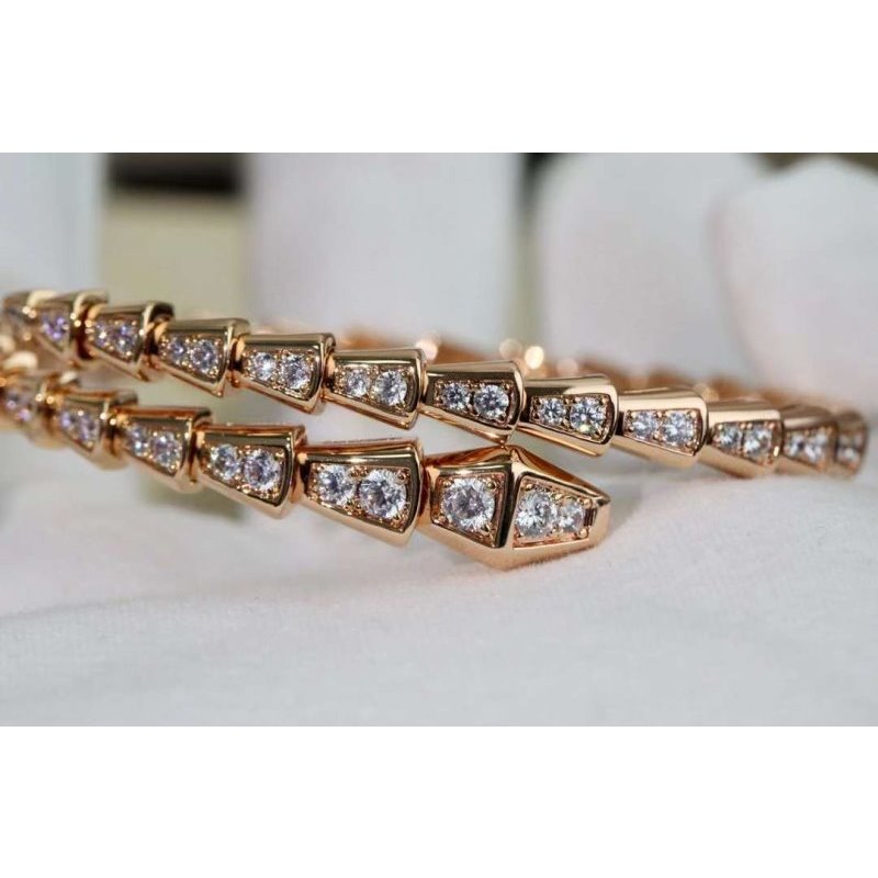 Bvlgari Snake Full Diamond Bracelet JWL00202
