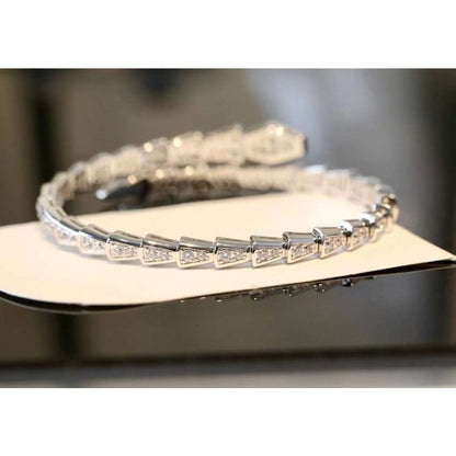 Bvlgari Snake Full Diamond Bracelet JWL00203
