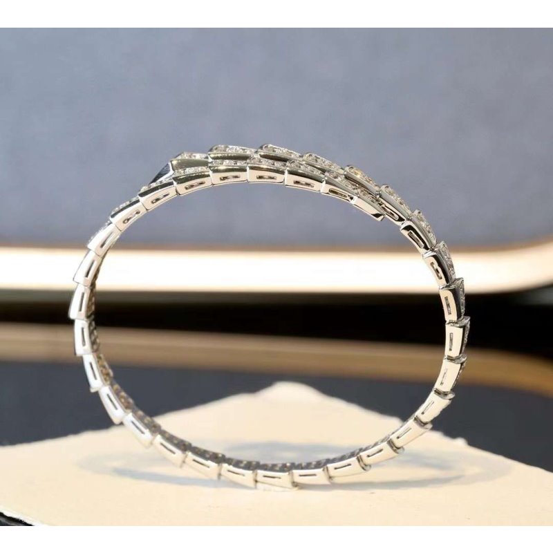 Bvlgari Snake Full Diamond Bracelet JWL00203