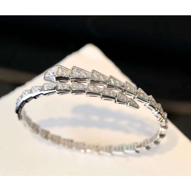 Bvlgari Snake Full Diamond Bracelet JWL00203
