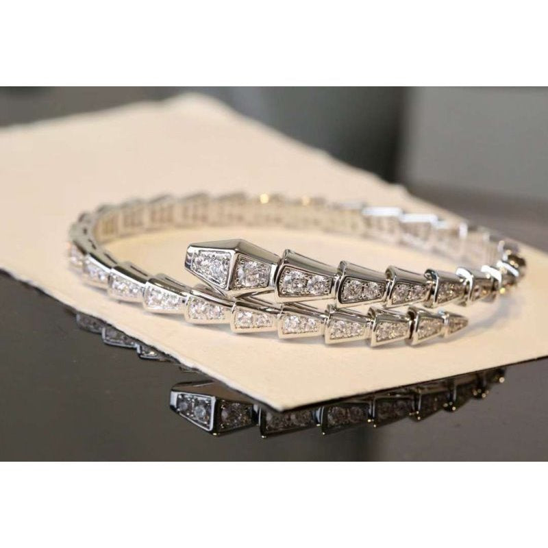 Bvlgari Snake Full Diamond Bracelet JWL00203